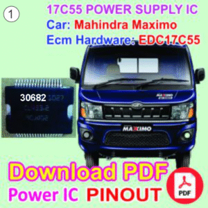 01-POWER SUPPLY IC 30682 Pinouts Diagram Mahindra Maximo EDC17C55 Only PDF