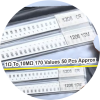 1206 Resistor Sample Book 1Ω To 10MΩ 170 Values 50 Pcs Approx