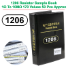 1206 Resistor Sample Book 1Ω To 10MΩ 170 Values 50 Pcs Approx