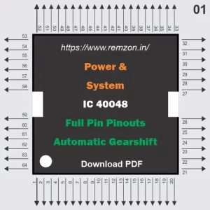 40048 Power And System IC PINOUTS Automatic Gearshift Bosch ECM