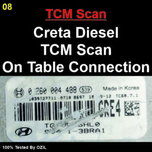 Creta Diesel TCM Scan On Table Connection 0260004488