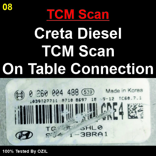Creta Diesel TCM Scan On Table Connection 0260004488