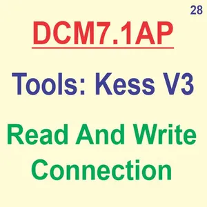 DCM7.1AP Kess V3 Read And Write Connection