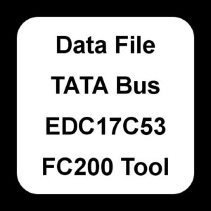 Data File TATA Bus EDC17C53 FC200 Tool