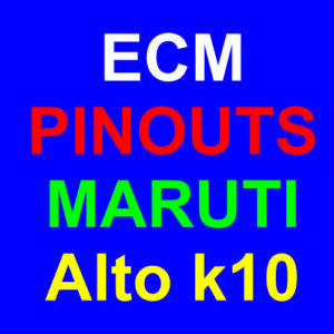 ECM PINOUTS MARUTI Alto k10