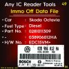 Immo Off File Skoda Octavia Diesel EDC15VM+ 0281011309 038906012HA 1120-0141 Bosch ECM Any Ic Readertools use