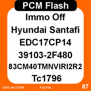 Immo Off Hyundai Santafi EDC17CP14 39103-2F480 PCM Flash.bin