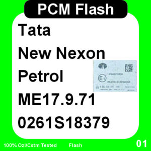 Immo Off Tata New Nexon Petrol ME17.9.71 0261S18379 PCM Flash