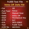 Immo off i20 Petrol Manual Transmission Mechanical Key Part No 39111-03822 H/W No ME17.9.11.1 EK17 FC200 Tools
