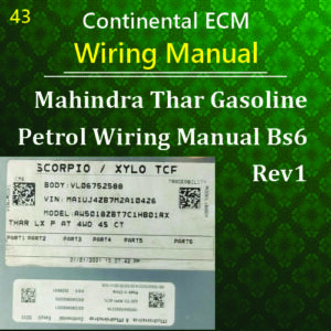 Mahindra Thar Gasoline Petrol Wiring Manual BS6 Rev1