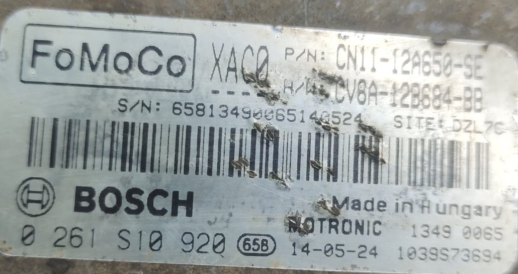 ORIGINAL OS FILE FORD ECOSPORT PETROL 3 CYLINDER 1L PUSH START MANUAL TRANSMISSION MED17.0.1 Tc1767 Fc200KTM TOOL