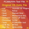 OS DATA Hyundai i10 Magna Model 2011 Manual Gear Petrol Mechanical Key Start M17.9.11 TC1762 39110-03706 FC200 tool file