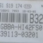 Original OS Data File i10 GRAND Petrol MANUAL GEAR KEY START ME17.9.11.1 NUTRAL 0261S19174 39113-03201 B321 ktm tools file