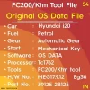 Original OS Data Hyundai i20 Petrol Automatic Gear Mechanical Key Start MEG17.9.12 Part No 39125-2B125 Kefico EG30 KT200 tool file Processor TC1762