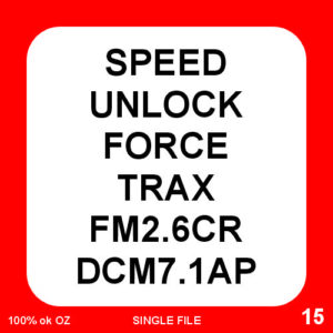 15-SPEED UNLOCK FORCE TRAX FM2.6CR DCM7.1AP