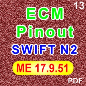 SWIFT N2-ME 17.9.51-ECM PINOUT