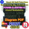 Power And System IC PINOUTS 40048 , 40049 BOSCH N2 SWIFT PETROL ECM Maruti Suzuki : Ritz , Swift , Dzire, etc.