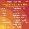 Original OS Data Zest 4161-TY01 2.23 Non ABS Mechanical Key Start Ktag Tools File