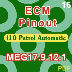 i10 Petrol Automatic ECM Pinouts-MEG17.9.12.1