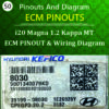 i20 Magna 1.2 Kappa MT ECM PINOUT And Wiring Diagram 39199-08030 CPEGP3.20.2